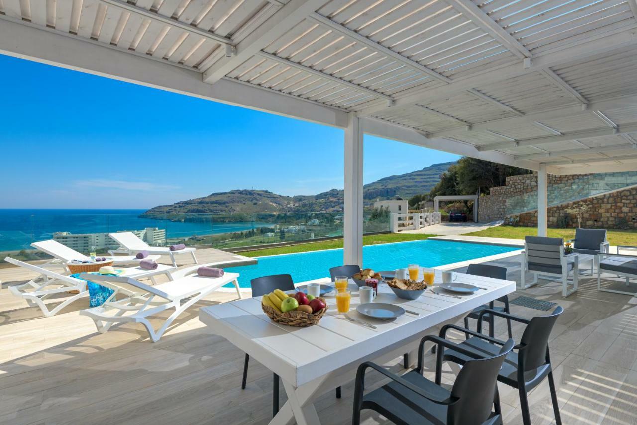 Villa Gaia Линдос Экстерьер фото